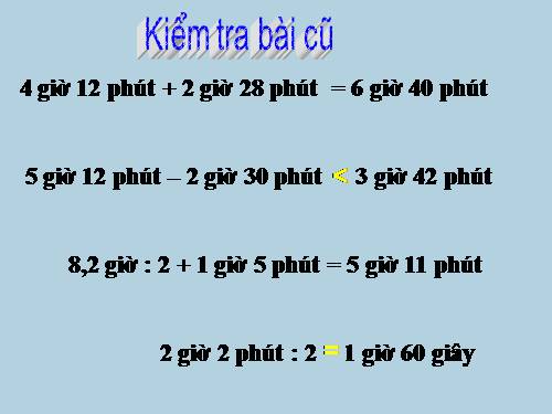 Các Bài giảng khác thuộc Chương trình Toán 5
