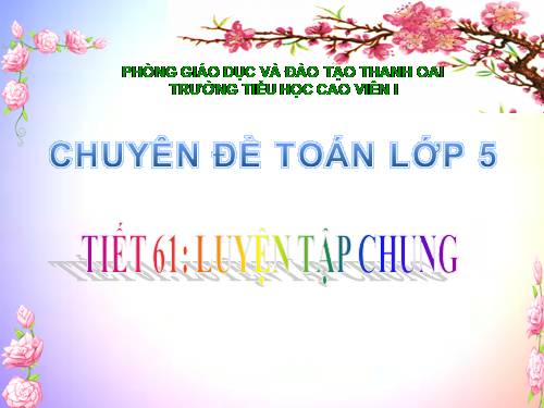 Luyện tập về phép cộng số thập phân