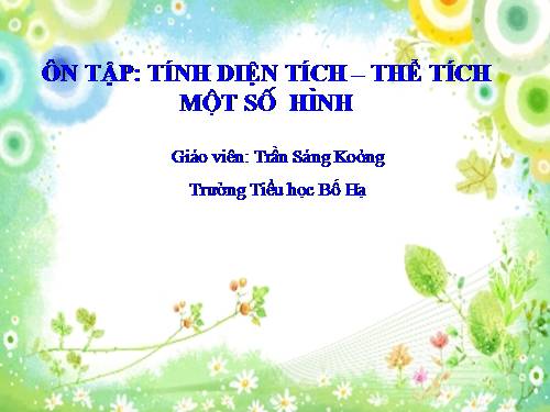 Ôn tập về đo thời gian