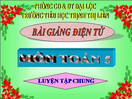 luyện tập chung tuần 22