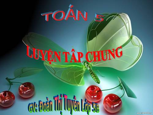 Luyện tập chung