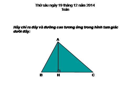 Diện tích hình tam giác