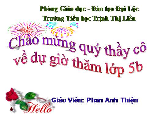 Sử dụng máy tính bỏ túi để giải toán về tỉ số phần trăm