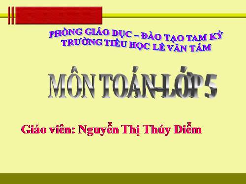 Sử dụng máy tính bỏ túi để giải toán về tỉ số phần trăm