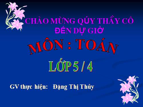 Ôn tập và bổ sung về giải toán