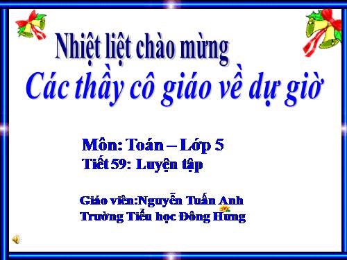 Lyện tập tiết 59