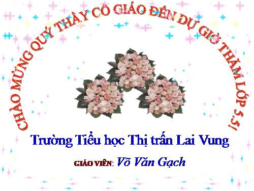 Các Bài giảng khác thuộc Chương trình Toán 5