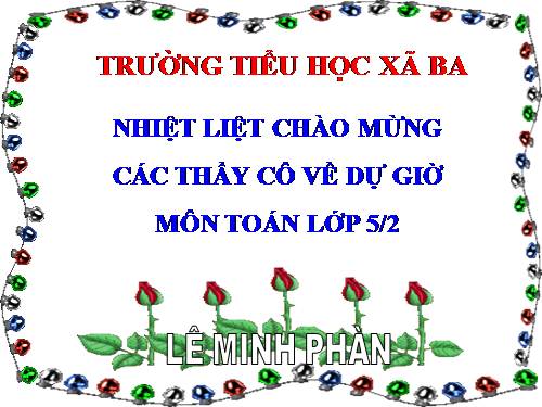 Giải toán về tỉ số phần trăm