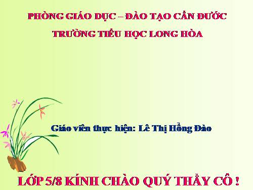 Các Bài giảng khác thuộc Chương trình Toán 5