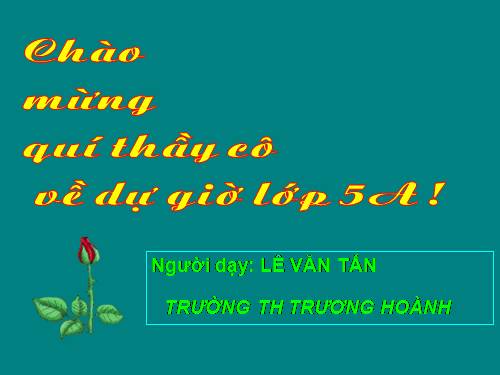 Các Bài giảng khác thuộc Chương trình Toán 5