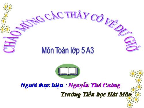 Thể tích hình lập phương