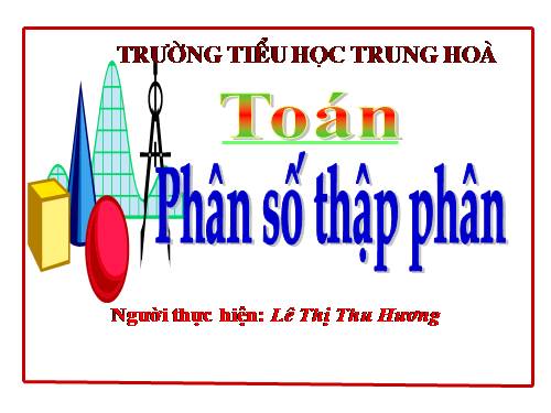 Khái niệm số thập phân