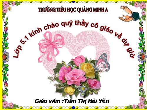 Các Bài giảng khác thuộc Chương trình Toán 5