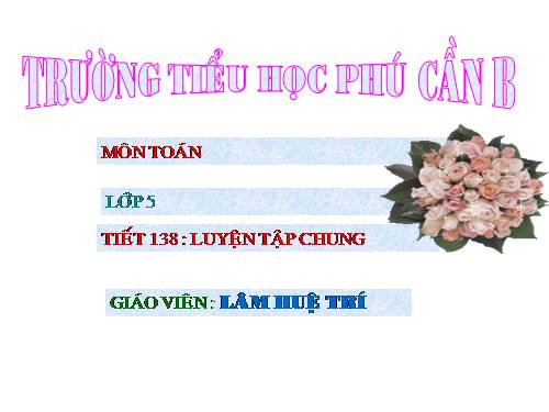 Các Bài giảng khác thuộc Chương trình Toán 5