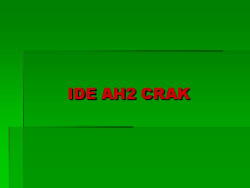 IDE AH2 CRAK