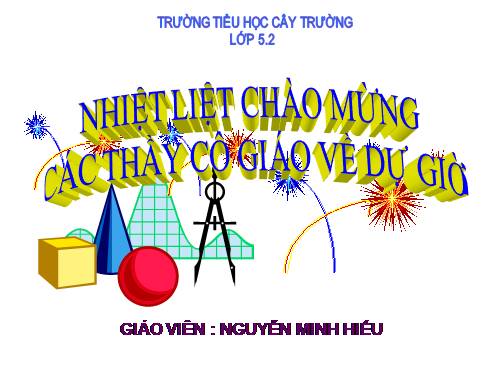 Ôn tập và bổ sung về giải toán (tiếp theo)