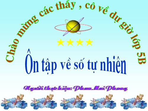 Ôn tập về số tự nhiên