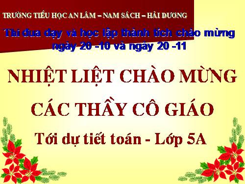 So sánh hai số thập phân