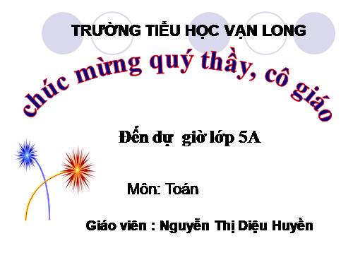 Chia số đo thời gian cho một số