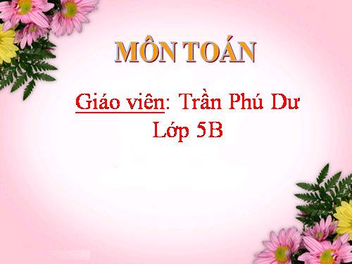 Giải toán về tỉ số phần trăm