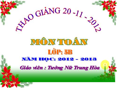 Chia một số thập phân cho 10, 100, 1000,...