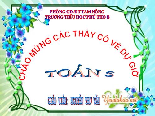 Ôn tập về đo diện tích và đo thể tích (tiếp theo)