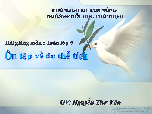 Ôn tập về đo diện tích