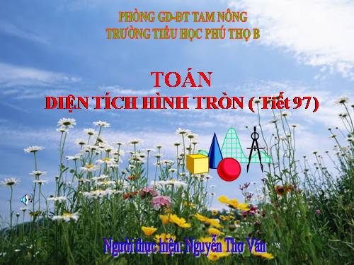 Diện tích hình tròn