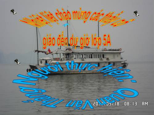 Các Bài giảng khác thuộc Chương trình Toán 5