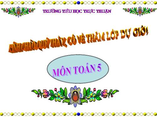 So sánh hai số thập phân