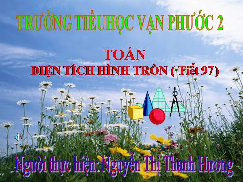 Diện tích hình tròn