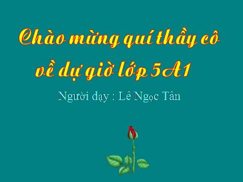 Các Bài giảng khác thuộc Chương trình Toán 5