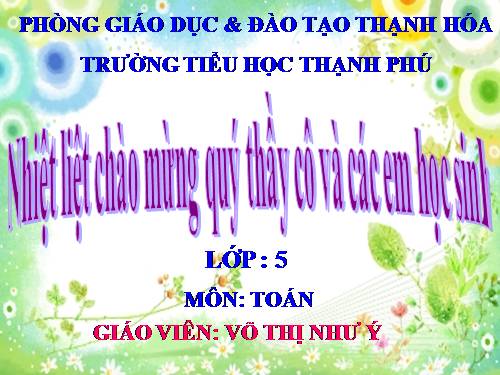 Chia một số thập phân cho 10, 100, 1000,...