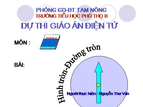 Hình tròn. Đường tròn