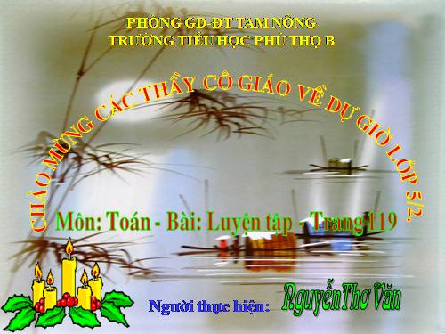 Các Bài giảng khác thuộc Chương trình Toán 5