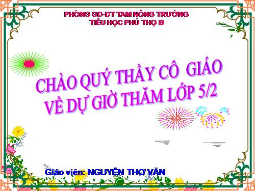 Các Bài giảng khác thuộc Chương trình Toán 5