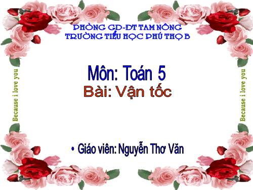 Vận tốc