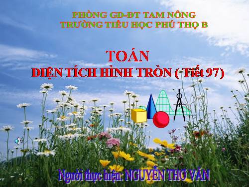 Diện tích hình tròn