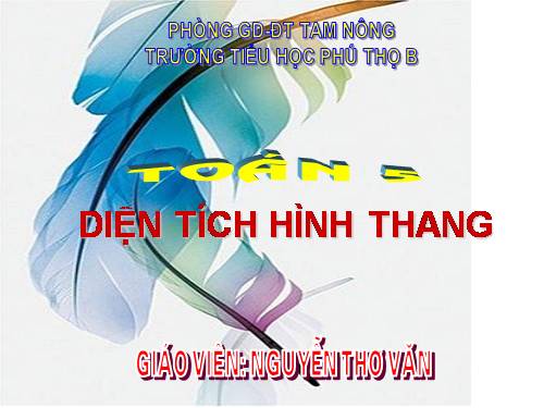 Diện tích hình thang