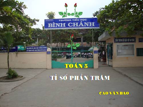 Tỉ số phần trăm