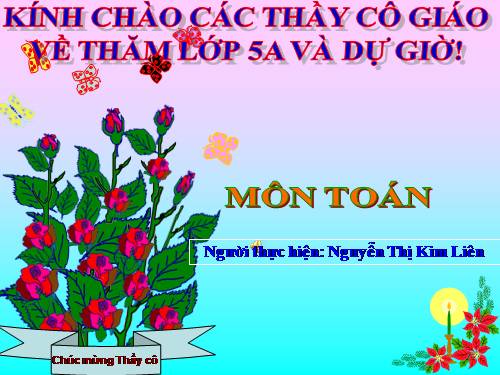 Các Bài giảng khác thuộc Chương trình Toán 5