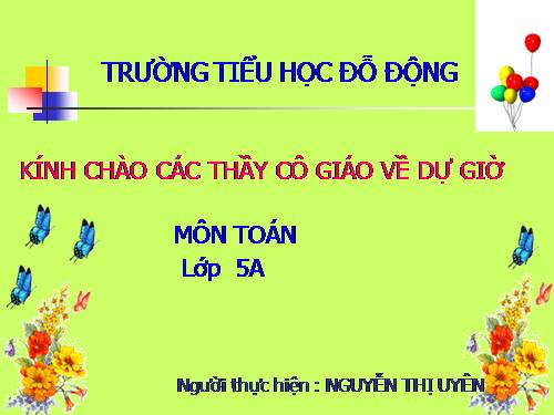 Hàng của số thập phân. Đọc, viết số thập phân