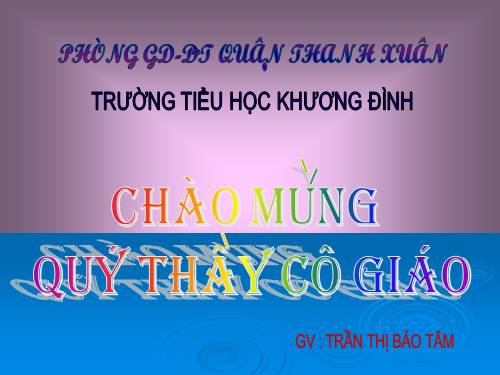 Các Bài giảng khác thuộc Chương trình Toán 5