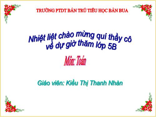 So sánh hai số thập phân