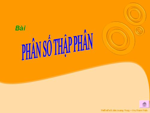 Phân số thập phân