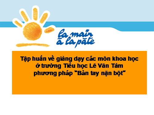 PP Bàn tay nặn bột