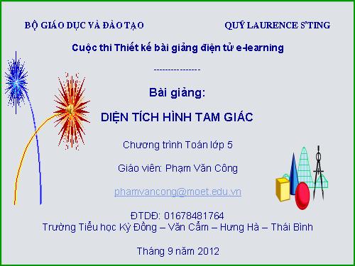 Diện tích hình tam giác