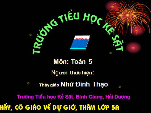 Khái niệm số thập phân