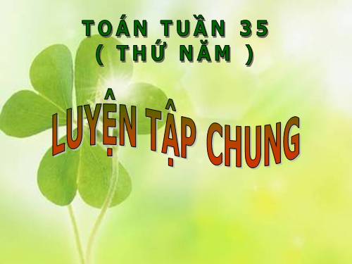 Các Bài giảng khác thuộc Chương trình Toán 5