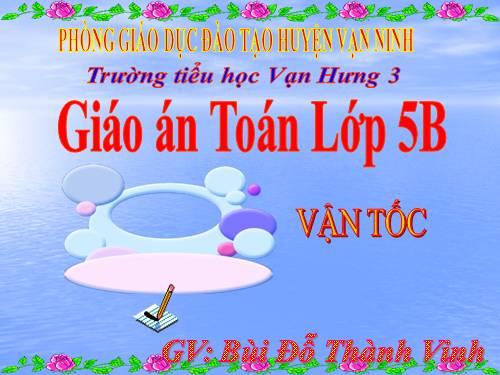 Vận tốc